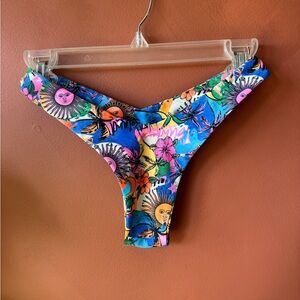 Kulani Kinis Multicolor Sun & Floral Bikini Bottoms